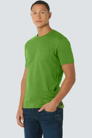 No Excess T-shirt Crewneck Slub Green