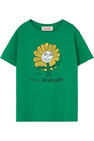 The Animals Observatory Rooster Kids T-shirt Green