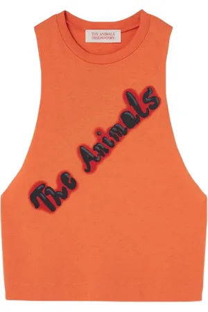 The Animals Observatory Prawn Kids T-shirt Orange