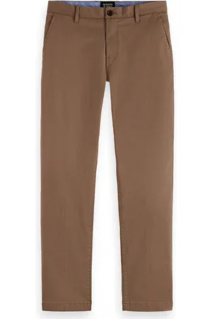 Scotch&Soda Flat Front Chino Medium Brown