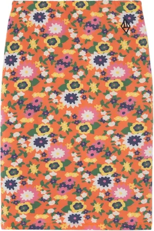 The Animals Observatory Anaconda Kids Skirt Orange