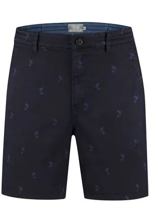 Shiwi Men Stretch Short Palmtree Dark Navy