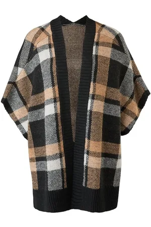 QS by s.Oliver Cardigan Vest Shortsleeve Grey/black