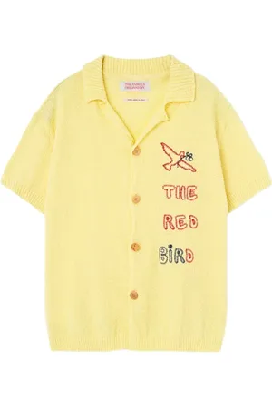 The Animals Observatory Whale Kids Sweater Soft Yellow