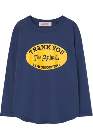 The Animals Observatory Anteater Kids T-shirt Deep Blue