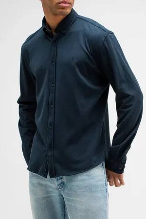 Butcher of Blue Robbins Clean Pique Shirt Alaska Blue