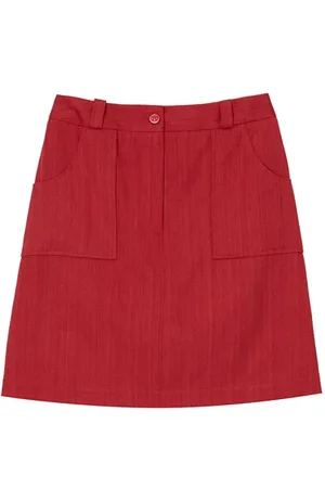 Inès de la Fressange Anethe Skirt Red
