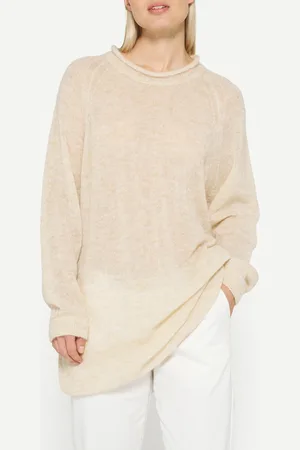 10 days Crew Neck Knit Dress Oat