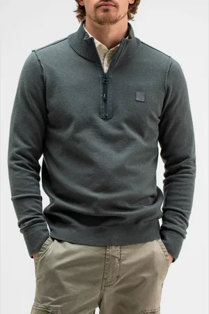 Butcher of Blue Clifden Halfzip Grey Black