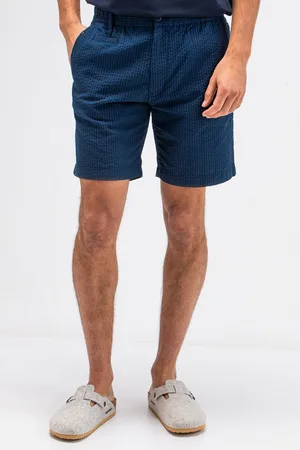 Butcher of Blue Loner Mk 2 Seersucker Short Iris Blue