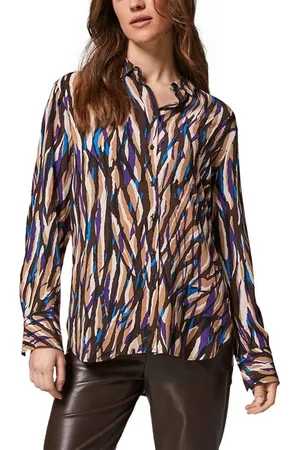 Comma, Blouse Grey/black