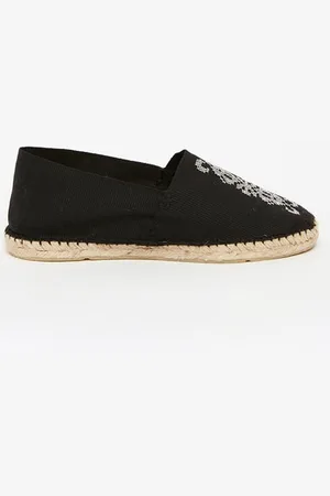 Inès de la Fressange Auriane Espadrilles Black Ecru