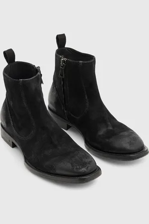 John Varvatos Fleetwood Zip Boot Mineral Blk