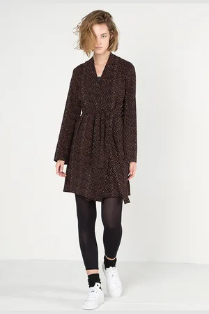 Vanilia Dress Ringel Wrap Black