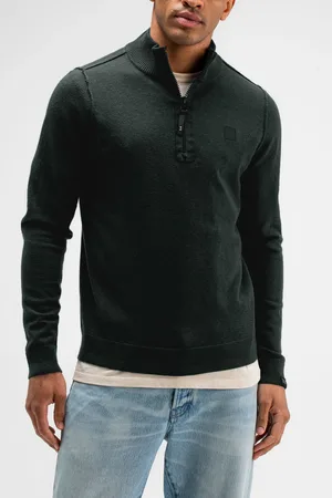 Butcher of Blue Clifden Halfzip Conda Green