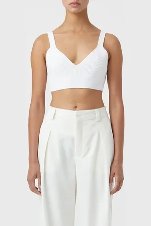 Closed Knitted Bra Other Accessories White