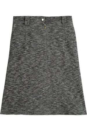 Vanilia Shaped Skirt Black Melange