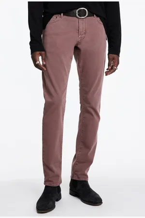 John Varvatos Slim Fit Jean In Spring Dye Mauvewood