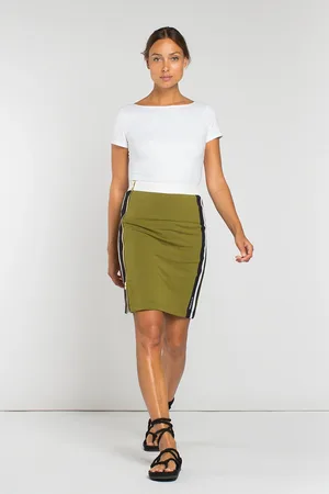 Vanilia Skirt Ripple Nylon Palmier