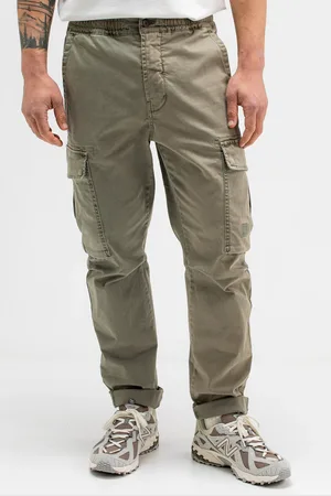 Butcher of Blue Tristan Slim Sateen Cargo Granite Green