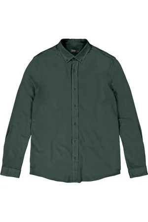 Butcher of Blue Robbins Clean Pique Shirt Jet Green