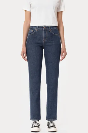 Nudie Jeans Nudie Jeans Straight Sally Deep Blue Blue