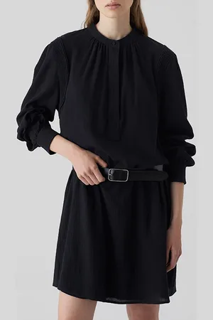Closed Tunic Dress Dresses Black