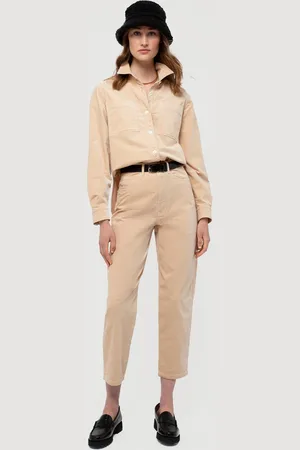 Vanilia Pants Peau De Peche Tapered Poolbeer