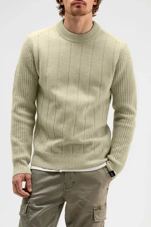 Butcher of Blue Tenzing Fab Mix Crew Dk. Delphi Green