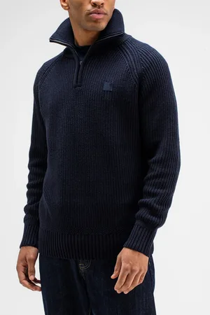 Butcher of Blue Overland Half Zip Alaska Blue