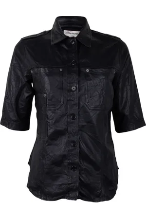 Zadig & Voltaire Zadig & Voltaire Texia Cuir Froisse Noir