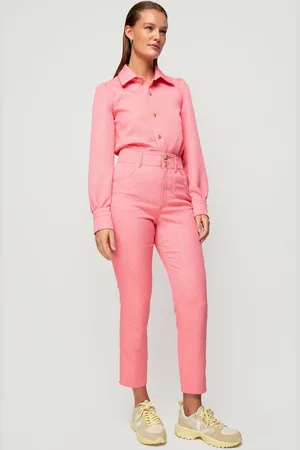 Vanilia Clean Waist Pants Chateau Rose