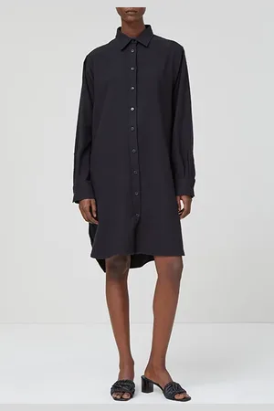 Closed Women Shirt Dress Black
