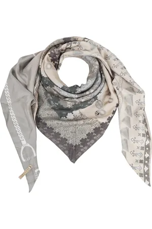MUCHO GUSTO Scarf St. Tropez Offwhite Green