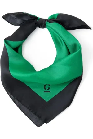Closed Silk Scarf Green Patina