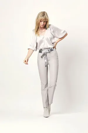 Dante 6 D6lynn Silk Top Ice Grey