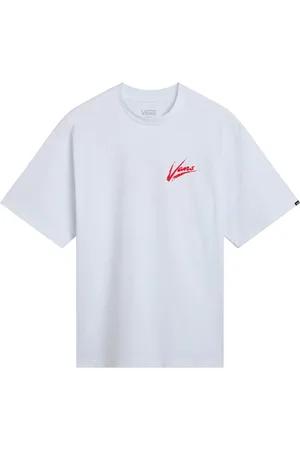 Vans Brush Script Loose Ss White/racing Red