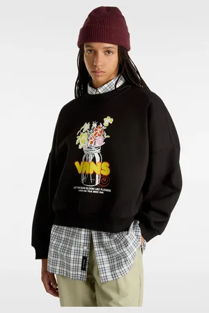 Vans Bouquet Loose Crew Fleece Black