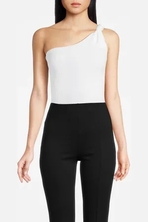 Guess GUESS One Shoulder Elena B Pure White