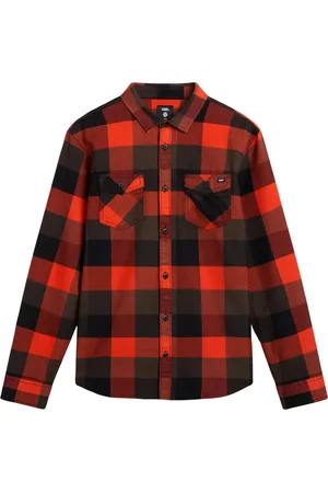 Vans Box Flannel Classic Ls Woven Black/fiesta