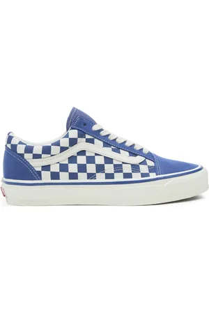 Vans Mte Old Skool Checkerboard Medium Blue