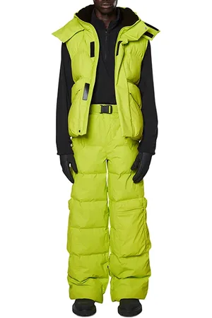 Rains Unisex Show Block Puffer Vest Digital Lime