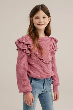 WE Fashion Knitted Pullover Pink