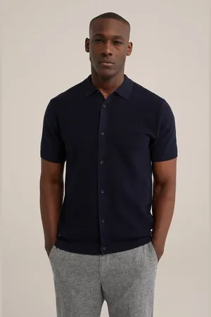 WE Fashion Polo Dark Blue