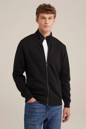 WE Fashion Cardigan With Zipper Black