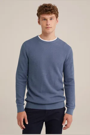 WE Fashion Pullover Blue