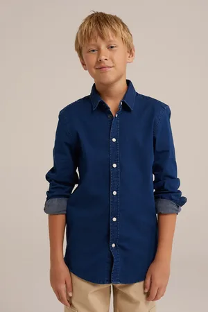 WE Fashion Shirt Dark Blue