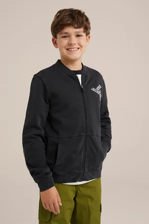 WE Fashion Cardigan With Zipper Black