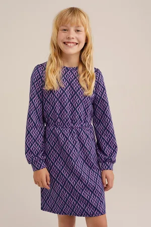 WE Fashion Dress Mid Length Dark Blue
