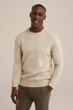 WE Fashion Pullover Beige